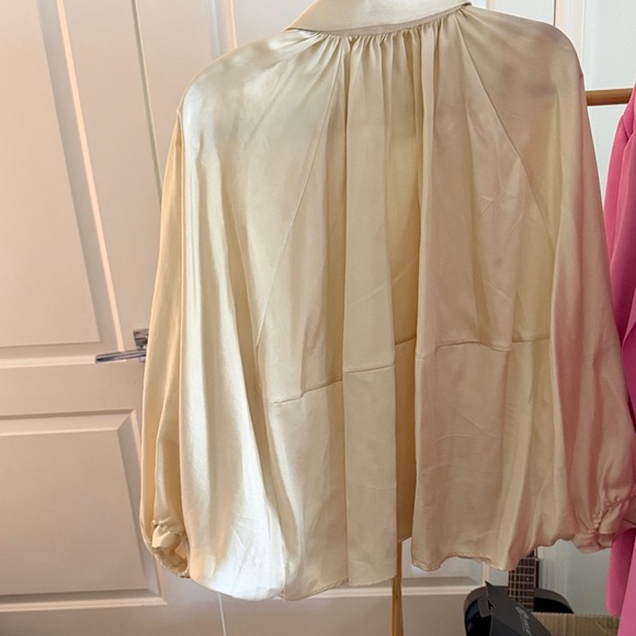 Zara Cream Bomber Jacket - Picture 4 of 4